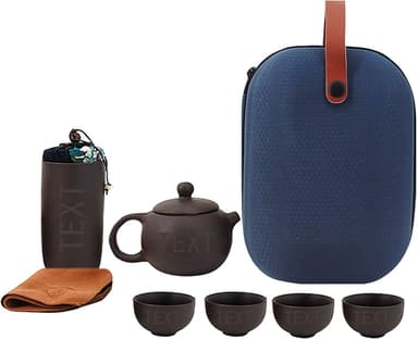 Custom Engraved Teapot Set
